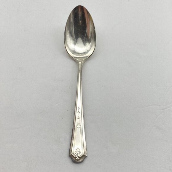 Oneida Community‎ Duro Plate Beverly Silverplate Teaspoon Set of 12 VTG 1922 - Picture 2 of 11